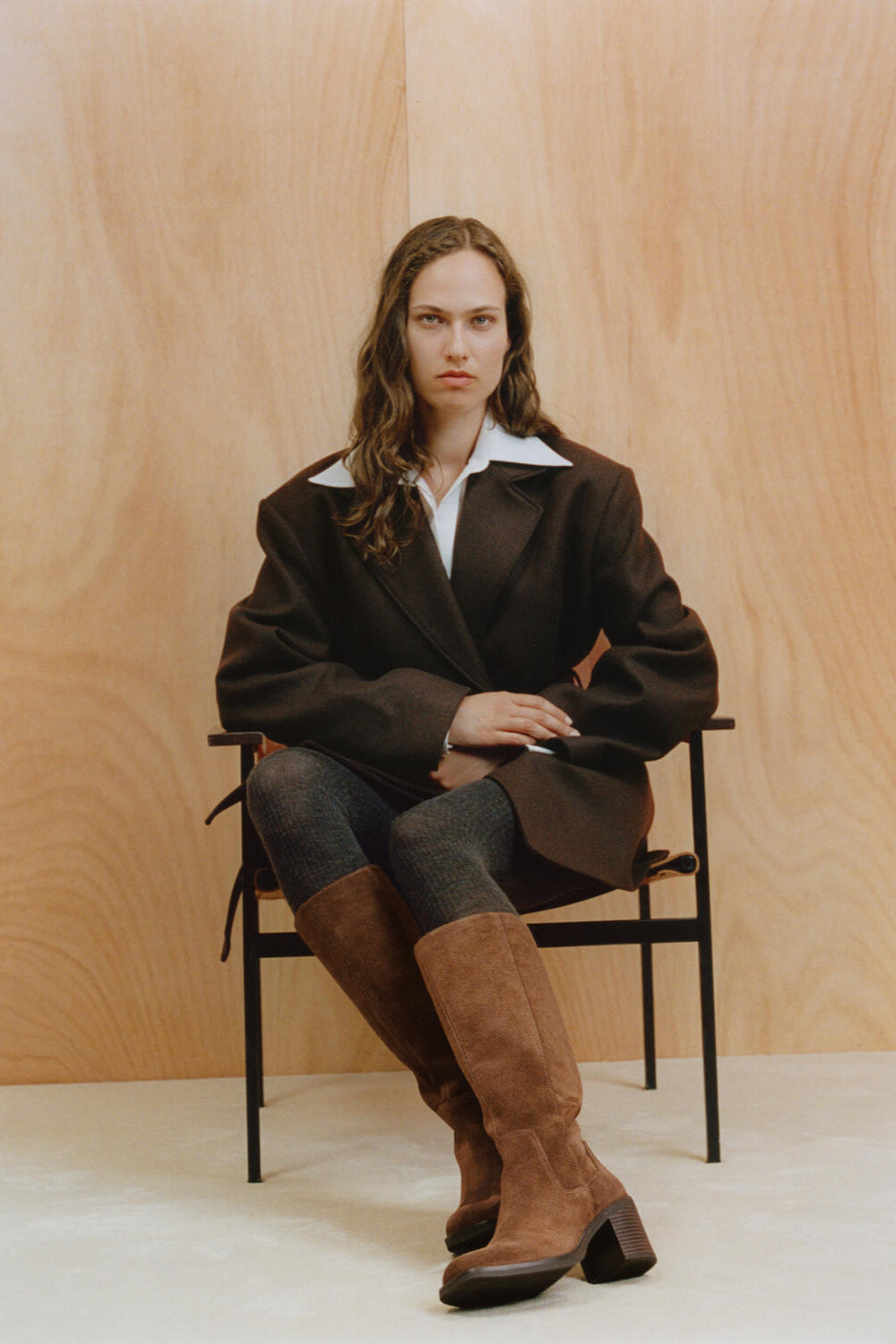 Meryl lang støvle - Cocoa brown